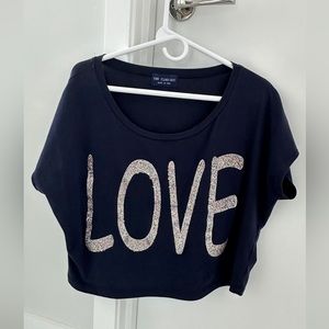 Fabulous The Clas-sic Glitter LOVE T-shirt